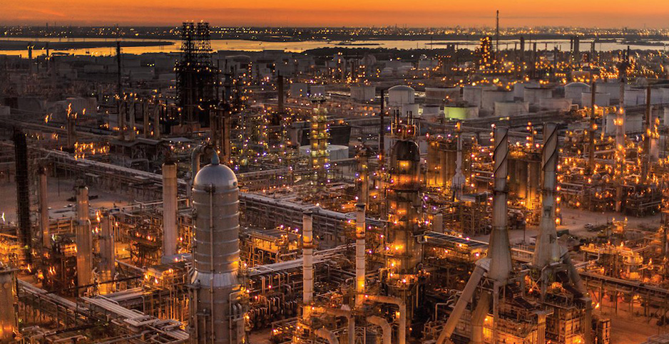 Today, the ExxonMobil Baytown Complex is one of the largest integrated and most technologically advanced refining and petrochemical complexes in the world. Photo Credit: ExxonMobil.