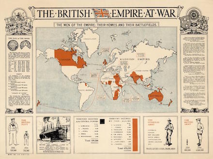 The British Empire at War. The Men of the Empire: their Homes and their Battlefields, R & L., Ltd. Europeana Collections, 1914-1918. National Library of Denmark.