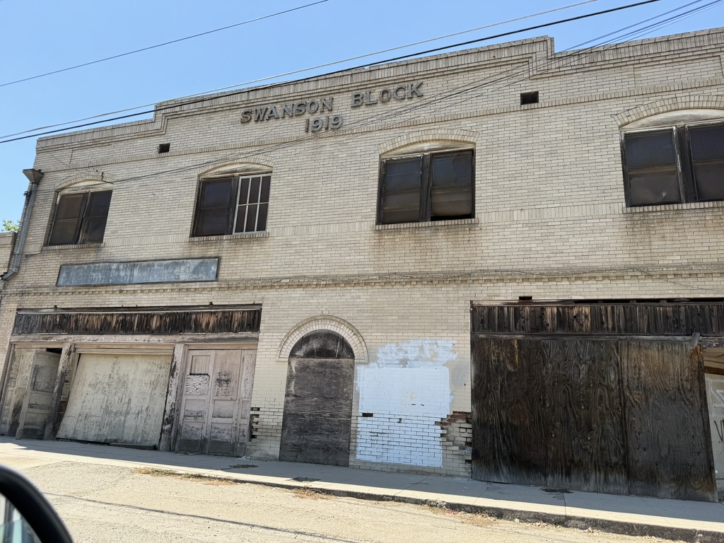 The Swanson Building today from a different angle. Photo by author.