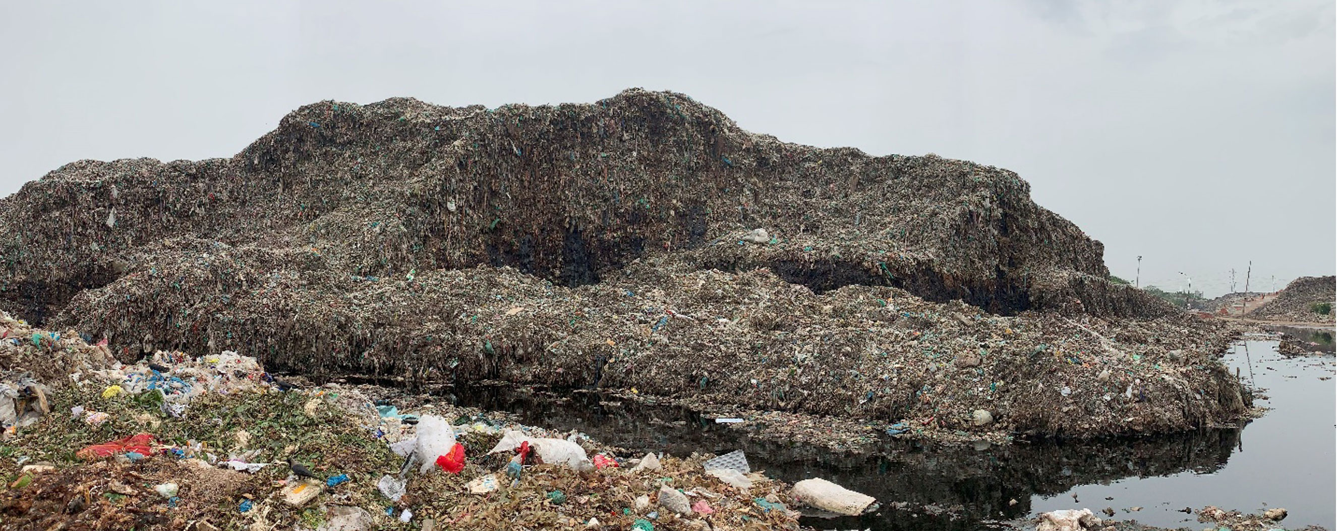 A view of the Matuail landfill. © Dev Patel, 2023