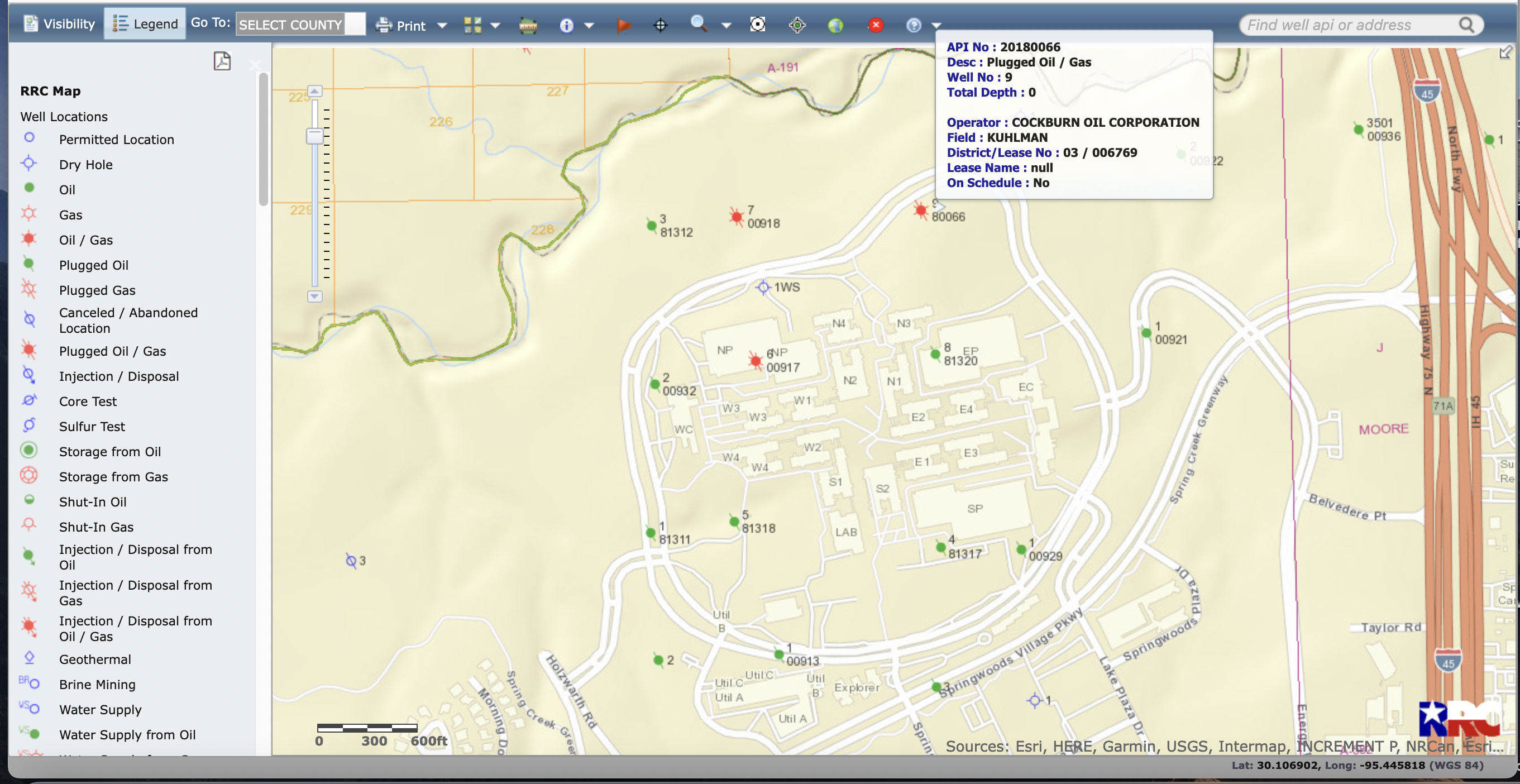 Tx Rcc Map 1800 HISTORIES