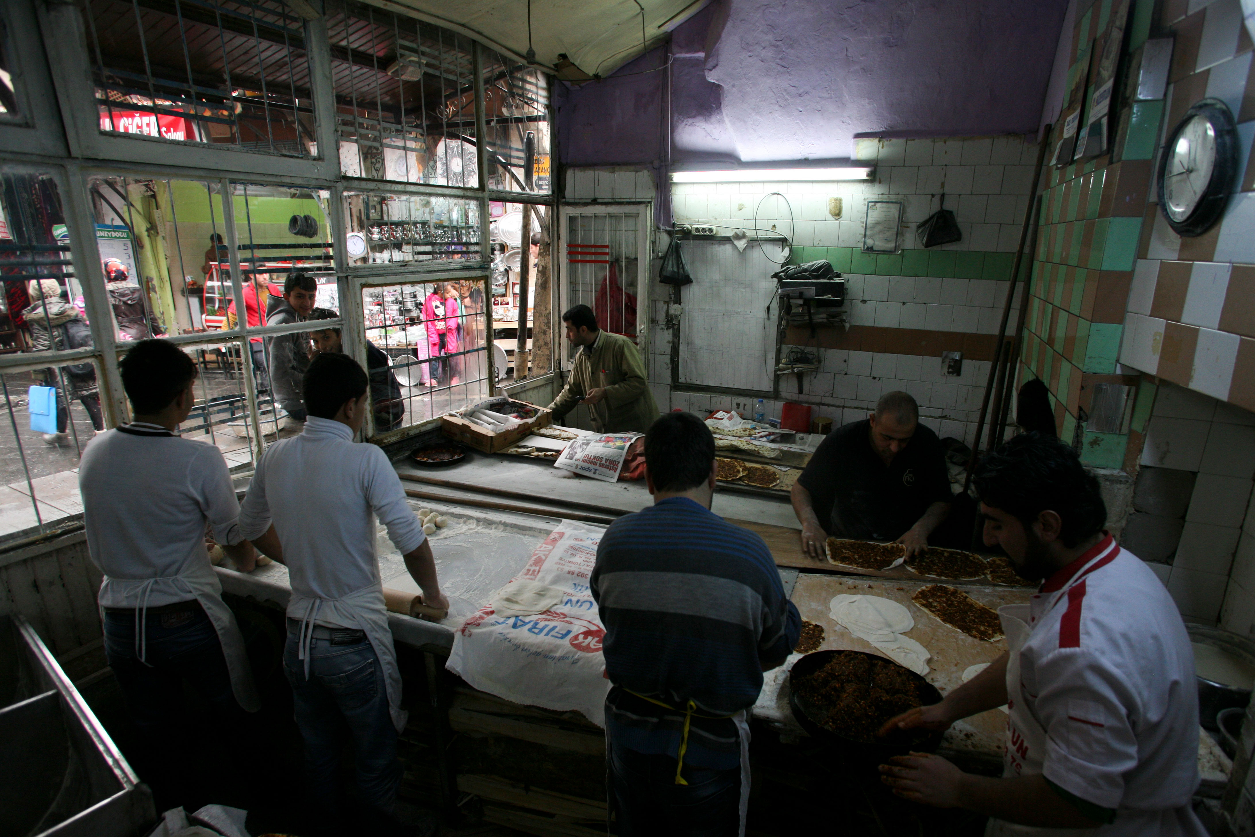 A lahmacun shop in Şanlıurfa, 2014. Photo by author. 