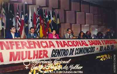 National Conference on Women’s Health and Rights (Conferência Nacional de Saúde e Direitos da Mulher), 1986. Acervo CNDM
(Accessed here: http://www.memoriaemovimentossociais.com.br/en/galeria/imagem/pura/371/?page=145)
