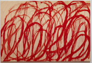 Painting from Cy Twombly’s “Bacchus” series.Credit: Cy Twombly Foundation.