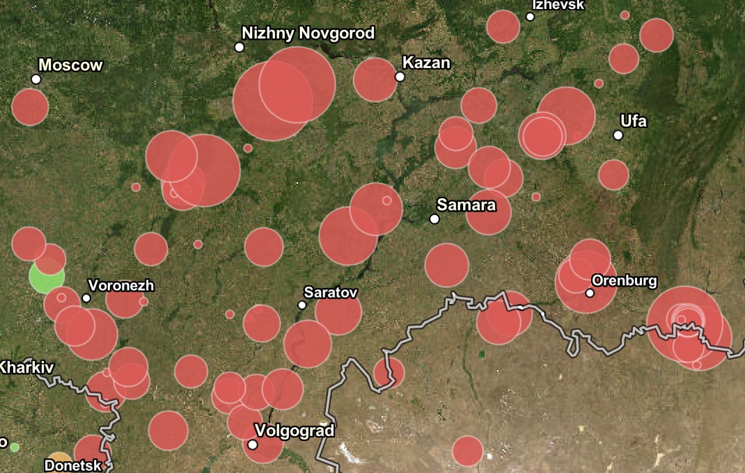 Methane emission sites associated with oil and gas in central Russia and northeastern Ukraine.
https://histecon.fas.harvard.edu/1800_histories/index_smith.html