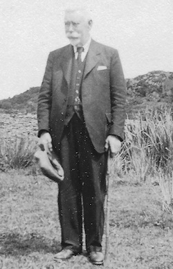 My great-grandfather, Malcolm Darroch, on Jura in the 1930s.