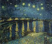 Starry night over the Rhône, 1888. Vincent van Gogh.